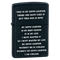 Широкая зажигалка Zippo ZPP CRD black matte 24710 - фото 281937