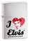 Широкая зажигалка Zippo Elvis Presley 28258 - фото 282004