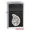Широкая зажигалка Zippo Leather Stitching with Z 28800 - фото 282201