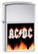 Широкая зажигалка Zippo ACDC Flames 24277 - фото 282248