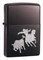 Широкая зажигалка Zippo Bull Roping 20848 - фото 282265