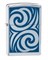 Широкая зажигалка Zippo Cobalt Curl 24006 - фото 282295