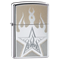Широкая зажигалка Zippo Fire Star 21191 - фото 282313