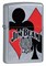 Широкая зажигалка Zippo Jim Beam Cards 24054 - фото 282340