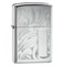 Широкая зажигалка Zippo Scroll Design 21138 - фото 282386
