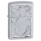 Широкая зажигалка Zippo Scrolled Mirror 21137 - фото 282389