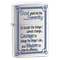 Широкая зажигалка Zippo Serenity Prayer 24355 - фото 282392