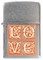 Широкая зажигалка Zippo LOVE 200 - фото 282522