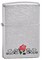 Широкая зажигалка Zippo Rose Design 200 - фото 282530
