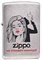 Широкая зажигалка Zippo Лозунг 1 ""Не откажет никогда"" 200 - фото 282567