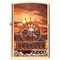 Широкая зажигалка Zippo Skull & Wheel 204 - фото 282593