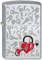 Широкая зажигалка Zippo Love Locked 205 - фото 282625
