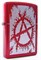 Широкая зажигалка Zippo Flaming Anarchy 21063 - фото 282694