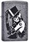 Широкая зажигалка Zippo Skull Girl 211 - фото 282713