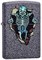 Широкая зажигалка Zippo Skull wall 211 - фото 282717