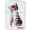 Широкая зажигалка Zippo Kitten sitting 214 - фото 282727