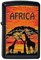 Широкая зажигалка Zippo Africa-G 218 - фото 282744