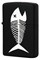 Широкая зажигалка Zippo Fish bones 218 - фото 282762