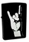 Широкая зажигалка Zippo Rock on 218 - фото 282774