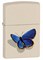 Широкая зажигалка Zippo Butterfly 24676 - фото 282872