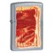 Широкая зажигалка Zippo Bacon 28130 - фото 283074