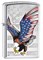 Широкая зажигалка Zippo Eagle flag 28449 - фото 283110