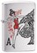 Широкая зажигалка Zippo Girl 28570 - фото 283131