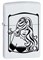 Широкая зажигалка Zippo PinUp 28706 - фото 283161
