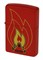 Широкая зажигалка Zippo Flames 28774 - фото 283186