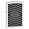 Широкая зажигалка Zippo Diamond Bullseye 28039 - фото 283237