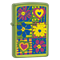 Широкая зажигалка Zippo Hearts and flowers 28057 - фото 283250