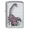 Широкая зажигалка Zippo Scorpion Color 205 - фото 283508