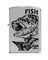 Широкая зажигалка Zippo FISH - BIG MOUTH 250 - фото 283591