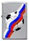Широка зажигалка Zippo Russian Soccer 68357 - фото 283621