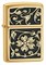 Зажигалка широкая Zippo Gold Floral Flush 20903 - фото 283707