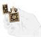 Зажигалка широкая Zippo Gold Floral Flush 20903 - фото 283710