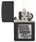 Широкая зажигалка Zippo Pewtter Black Crackle™ 363 - фото 283760
