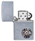 Зажигалка Zippo Button с покрытием Street Chrome™, 29872 - фото 283873