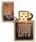 Зажигалка Zippo Rusty Plate с покрытием Brushed Brass, 29879 - фото 283878