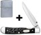 Нож перочинный Zippo Rough Black Synthetic Trapperlock 105 мм 50577 - фото 284270
