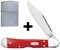 Нож перочинный Zippo Red Synthetic Smooth Mini Copperlock 92 мм 50530 - фото 284298