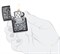 Зажигалка ZIPPO Black Matte 49183 - фото 284633
