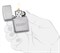 Подарочный набор ZIPPO фляжка и зажигалка 49098 - фото 284819