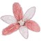Цветок пуасеттия декоративный  "Норка" с клипсой D=15 см цвет:pink - фото 285928