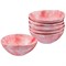 Набор салатников из 6  шт D=16 см H=6,5 см коллекция "Парадиз" цвет: розовый закат (кор - фото 287482