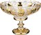 Фруктовница на ножке "Lefard gold glass" D=30 см H=23 см - фото 288113