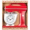 Часы настенные кварцевые "Chef kitchen" 39 см цвет:красный - фото 288661