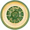Чаша «jasmin» green 21 cm без упаковки - фото 291208