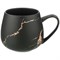 Кружка коллекция "Золотой мрамор" цвет: black 12,5*9,5*8,8 см 400 мл - фото 293262