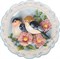Тарелка настенная декоративная "Птицы на яблоневой ветке" D=20 см - фото 296213